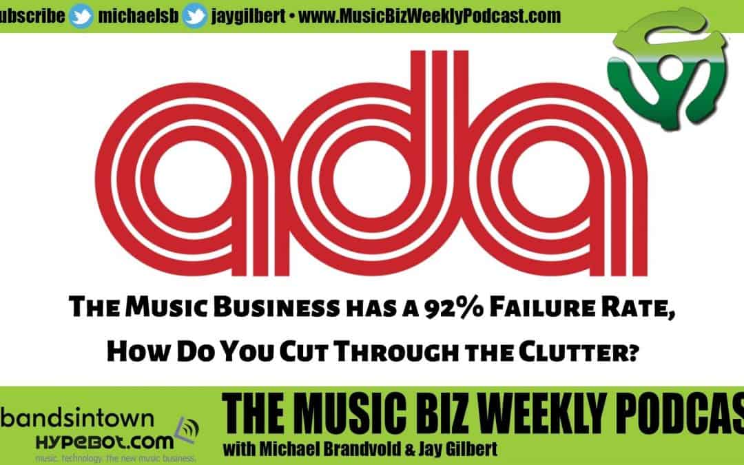 Ep. 484 The Music Business has a 92% Failure Rate, How Do You Cut Through the Clutter?